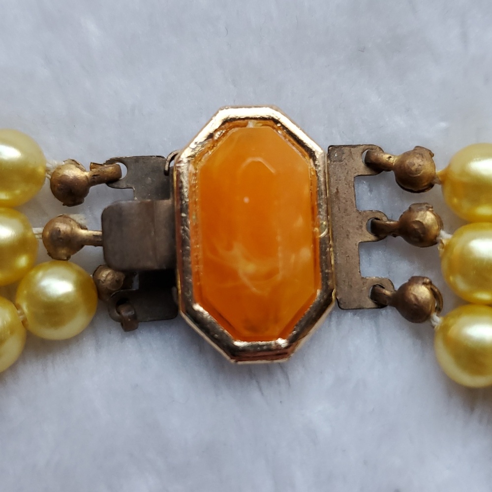 Vintage MCM Multi-Strand Chunky Statement Beaded Necklace - Picture 5 of 12